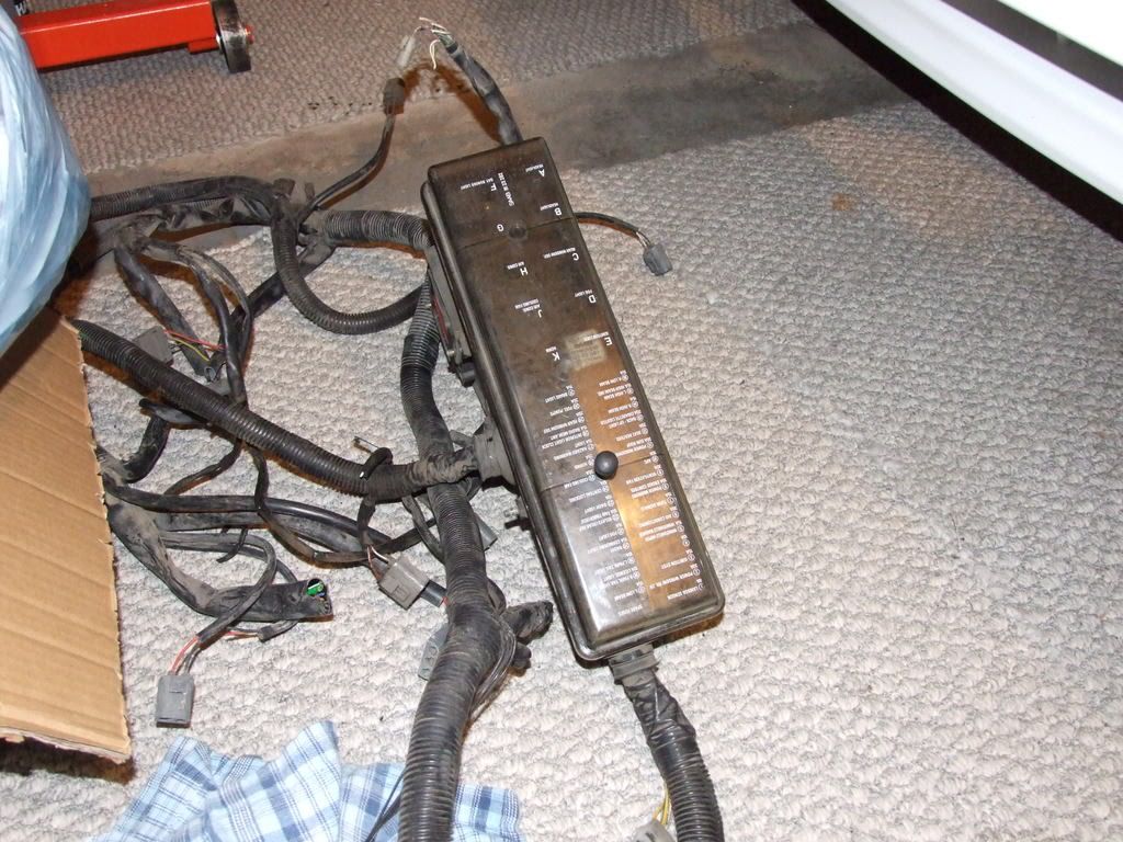 Wire tucking / fuse block relocation. Toyota Celica Supra Forum